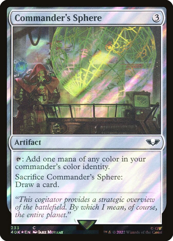 Commander's Sphere (233) (Surge Foil) - Magic: The Gathering