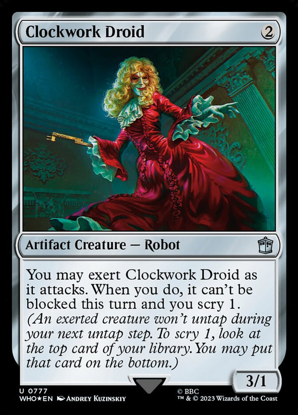 Clockwork Droid (Surge Foil) - Magic: The Gathering