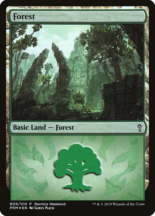 Forest - Gruul (B08) - Magic: The Gathering