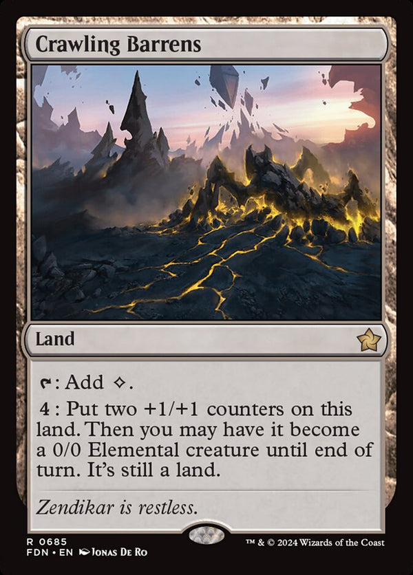 Crawling Barrens - Magic: The Gathering