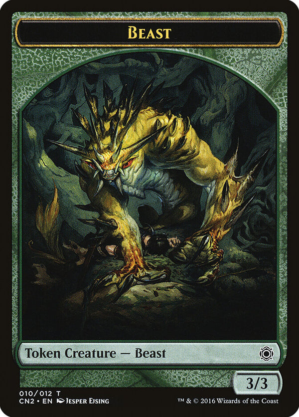 Beast Token - Magic: The Gathering