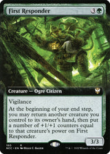 First Responder (Extended Art) - Magic: The Gathering