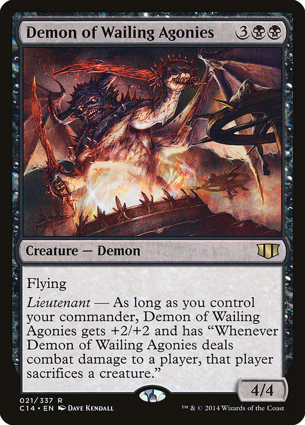 Demon of Wailing Agonies - Magic: The Gathering