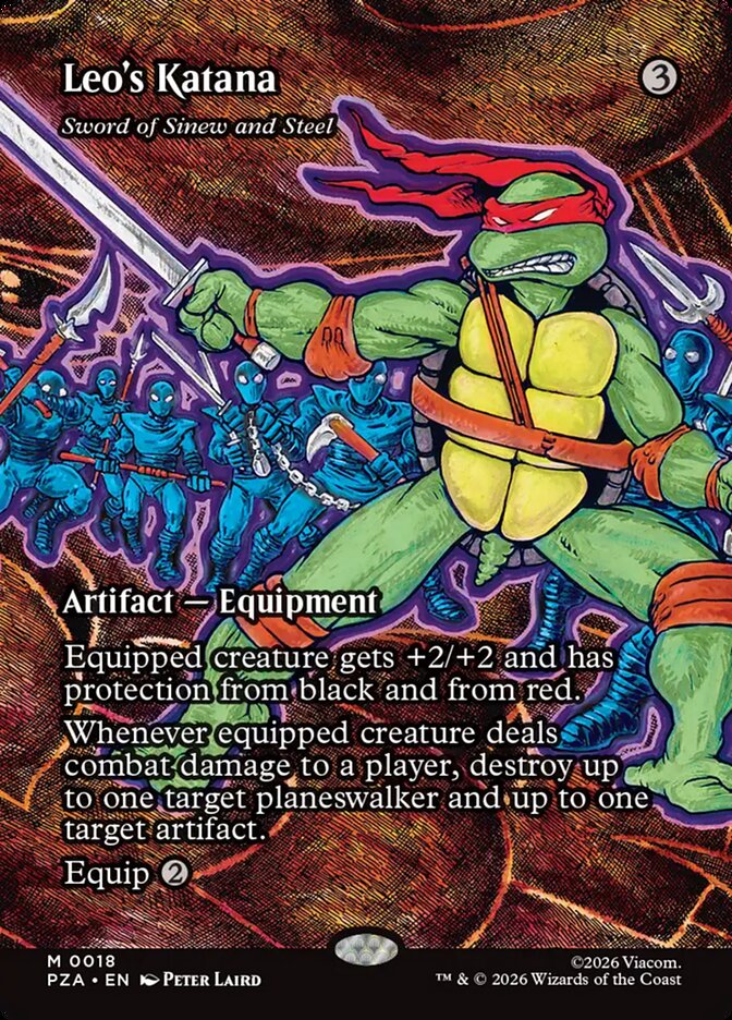 Leo's Katana - Sword of Sinew and Steel (Borderless)