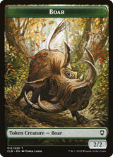 Boar Token - Magic: The Gathering