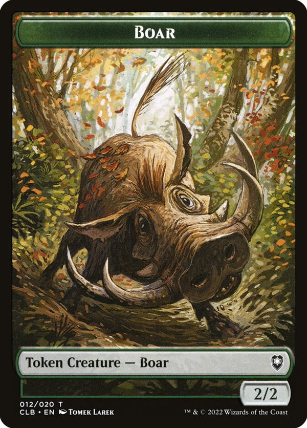 Boar Token - Magic: The Gathering