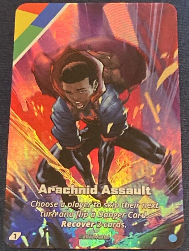 UNO Ultimate: Miles Morales – Arachnid Assault Foil Chase Card