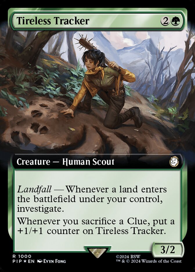 Tireless Tracker (Extended Art) (Surge Foil)