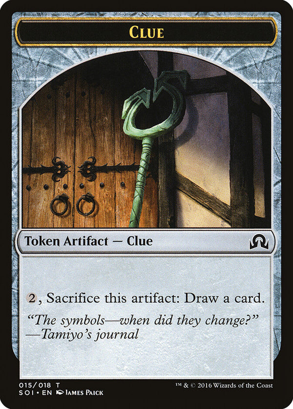Clue Token (015) - Magic: The Gathering