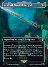 Anduril, Narsil Reforged (Borderless) - Magic: The Gathering