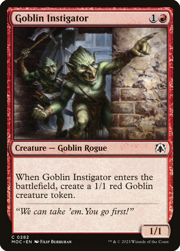 Goblin Instigator - Magic: The Gathering