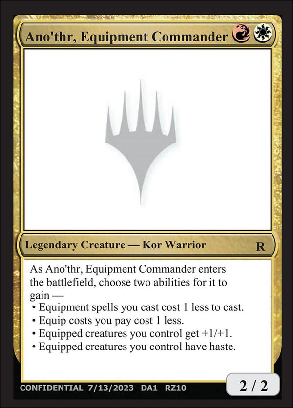 Ano'thr, Equipment Commander - Magic: The Gathering