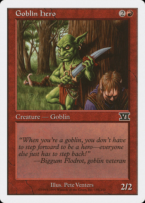Goblin Hero - Magic: The Gathering