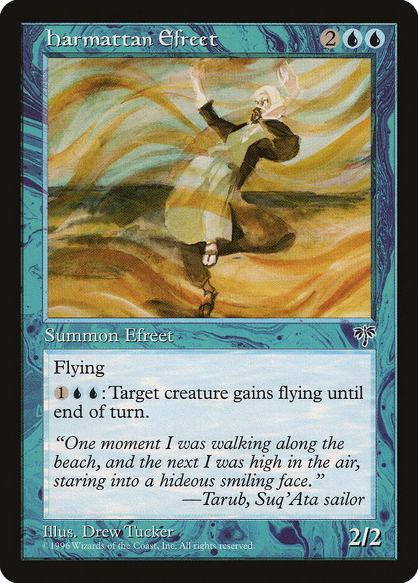 Harmattan Efreet - Magic: The Gathering