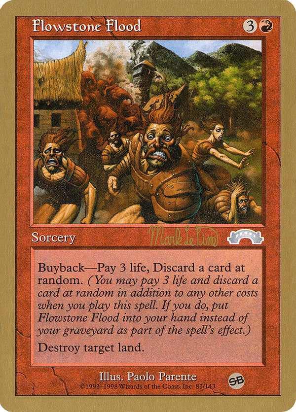 Flowstone Flood - 1999 Mark Le Pine (EXO) (SB) - Magic: The Gathering