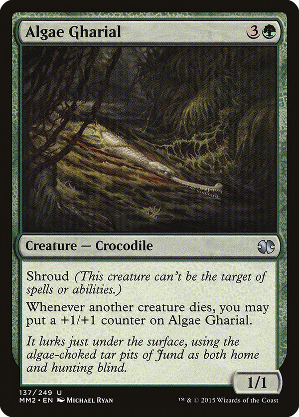 Algae Gharial - Magic: The Gathering