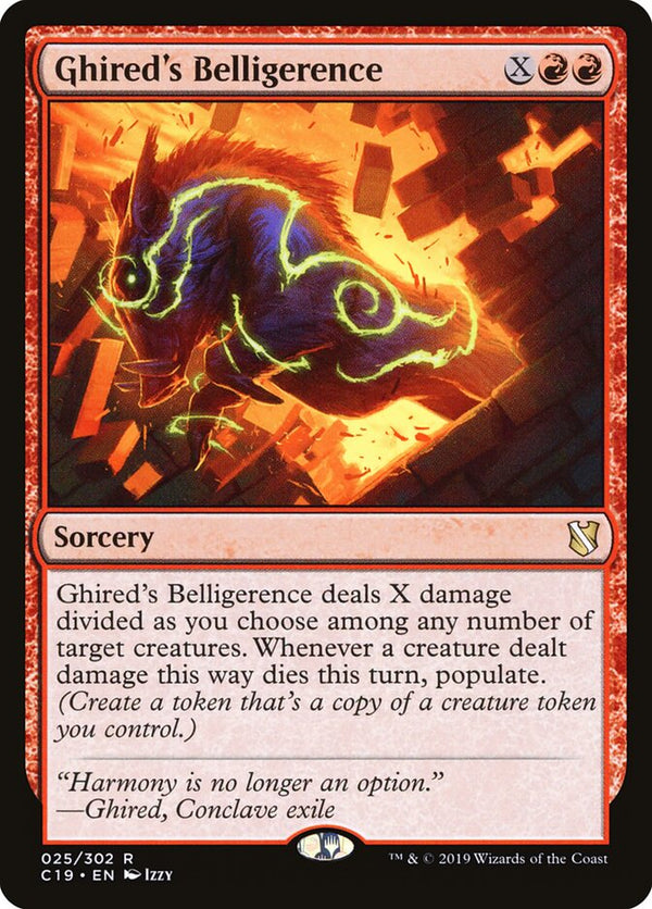 Ghired's Belligerence - Magic: The Gathering
