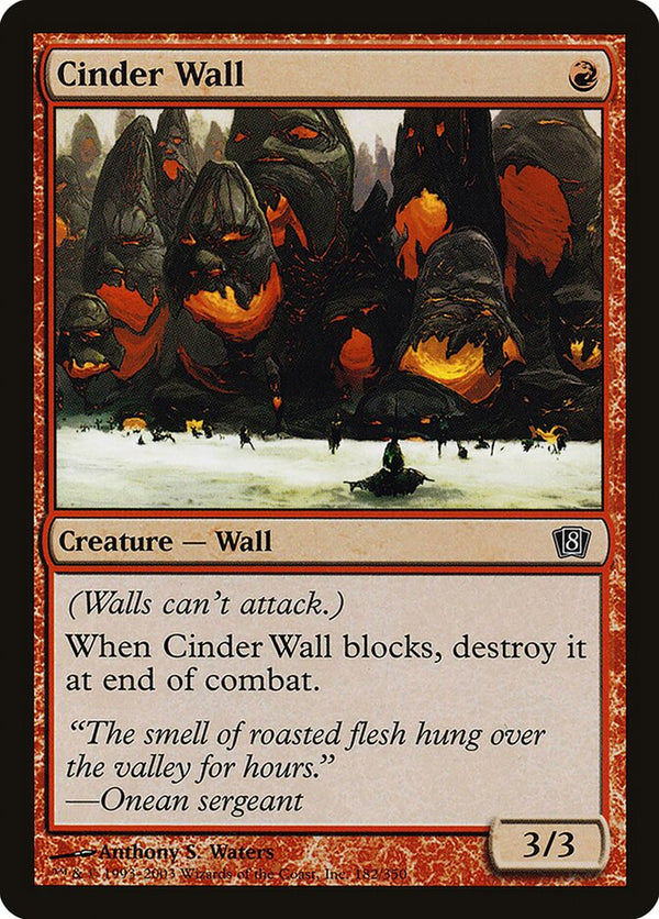 Cinder Wall - Magic: The Gathering
