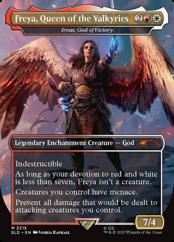 Freya, Queen of the Valkyries - Iroas, God of Victory - Magic: The Gathering