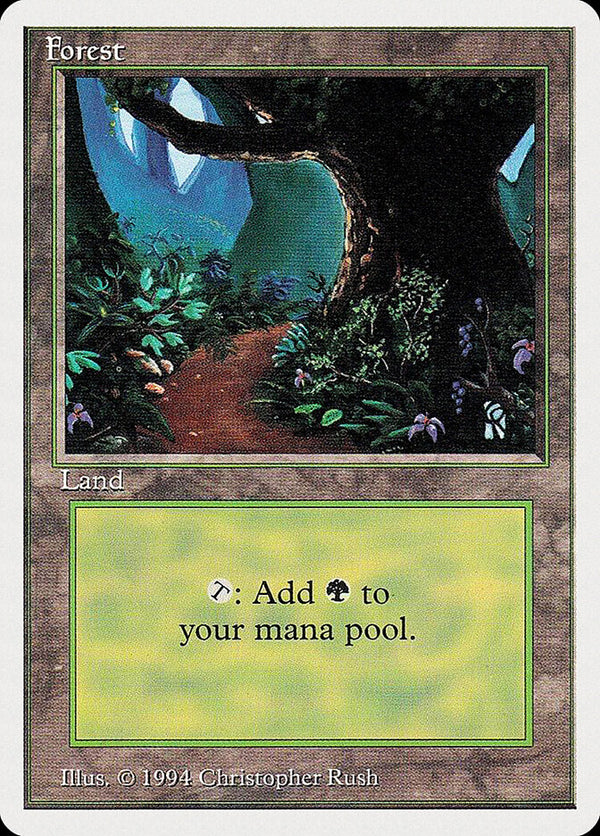 Forest (B) - Magic: The Gathering