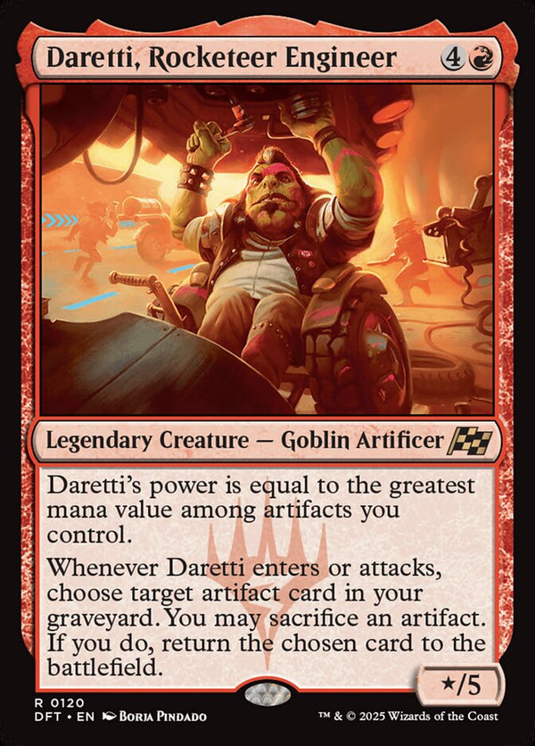 Daretti, Rocketeer Engineer - Magic: The Gathering