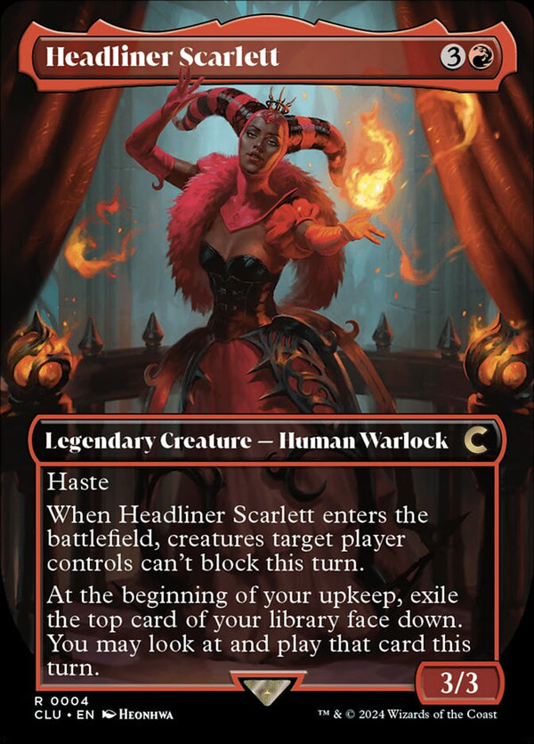 Headliner Scarlett (Borderless) - Magic: The Gathering