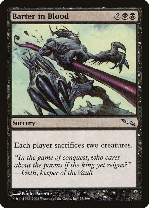 Barter in Blood - Magic: The Gathering