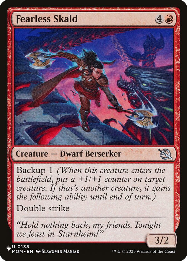 Fearless Skald - Magic: The Gathering
