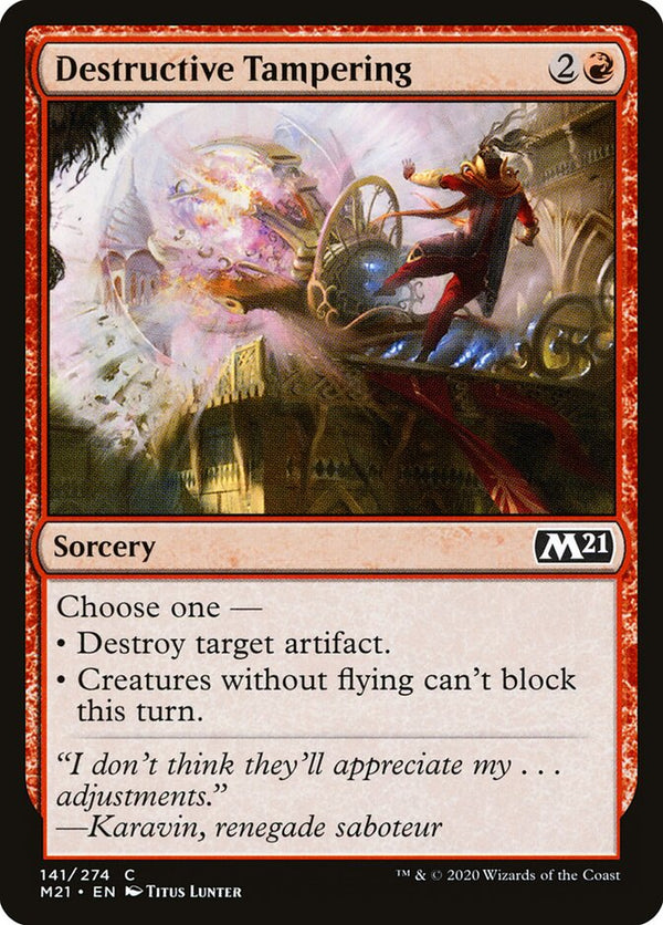 Destructive Tampering - Magic: The Gathering