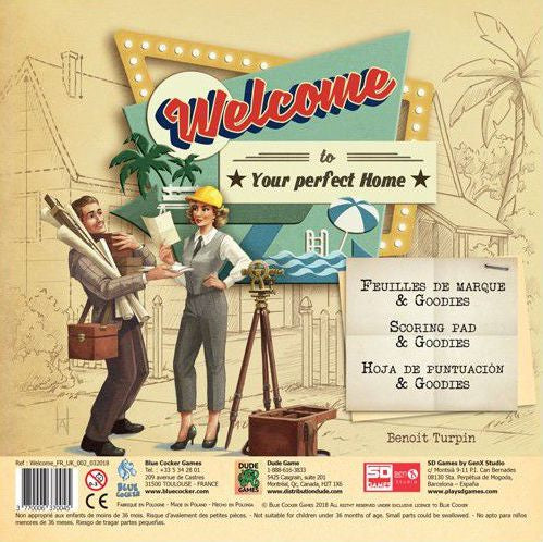 Welcome To... Scoring Pad & Goodies - Boardwalk Cafe & Games