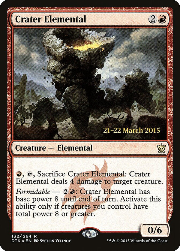 Crater Elemental - Magic: The Gathering
