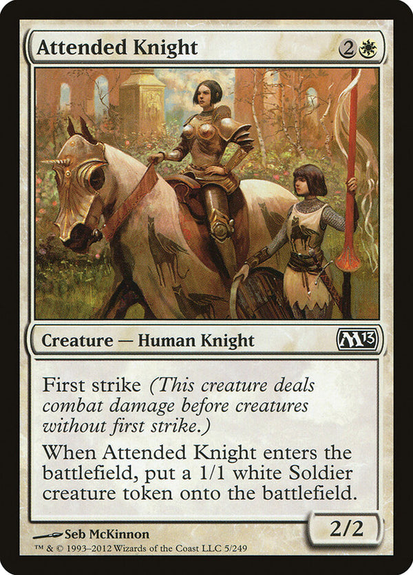 Attended Knight - Magic: The Gathering