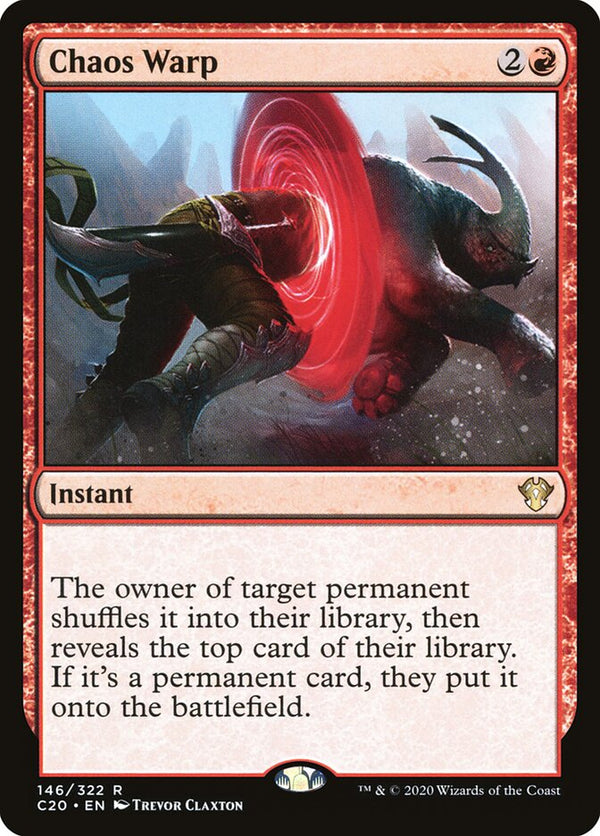 Chaos Warp - Magic: The Gathering