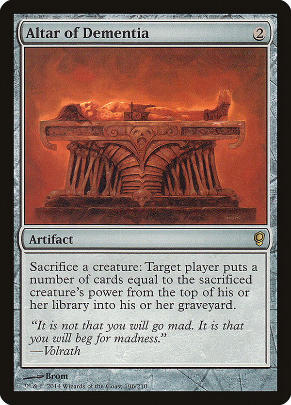 Altar of Dementia - Magic: The Gathering