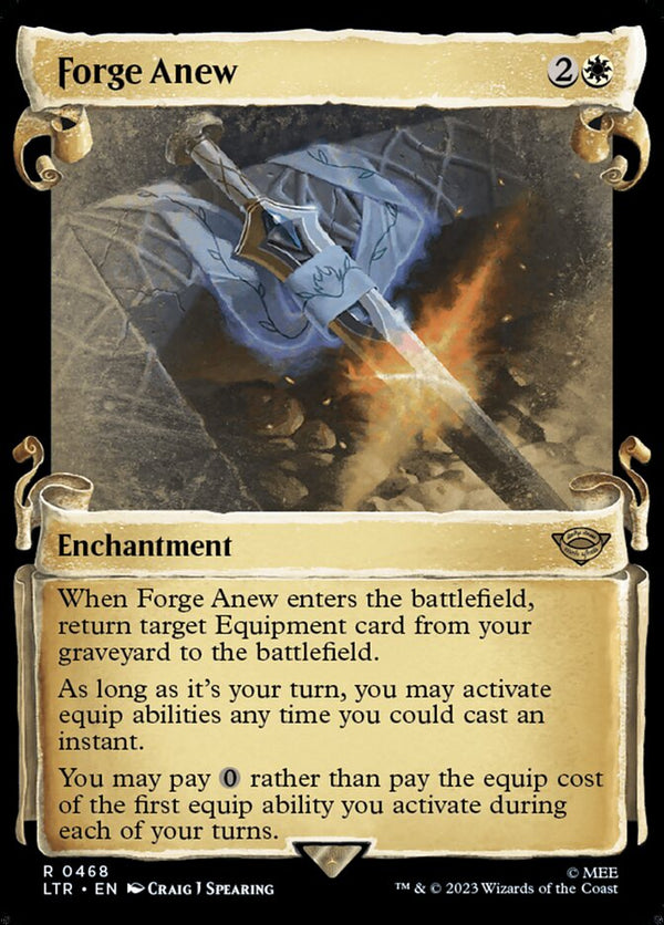 Forge Anew (Showcase Scrolls) - Magic: The Gathering