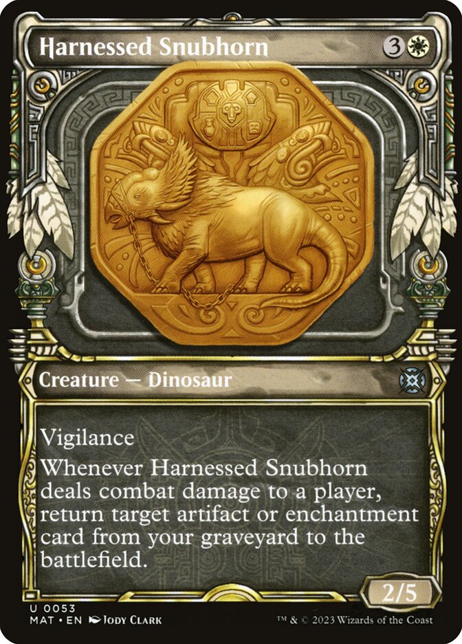 Harnessed Snubhorn (Showcase)