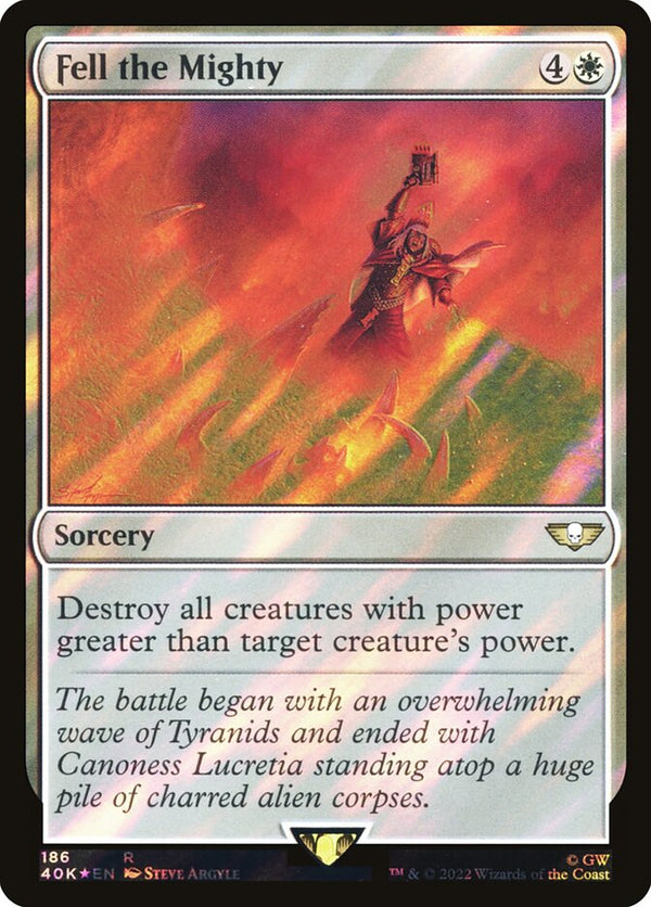 Fell the Mighty (Surge Foil) - Magic: The Gathering