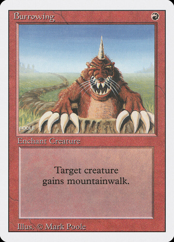 Burrowing - Magic: The Gathering