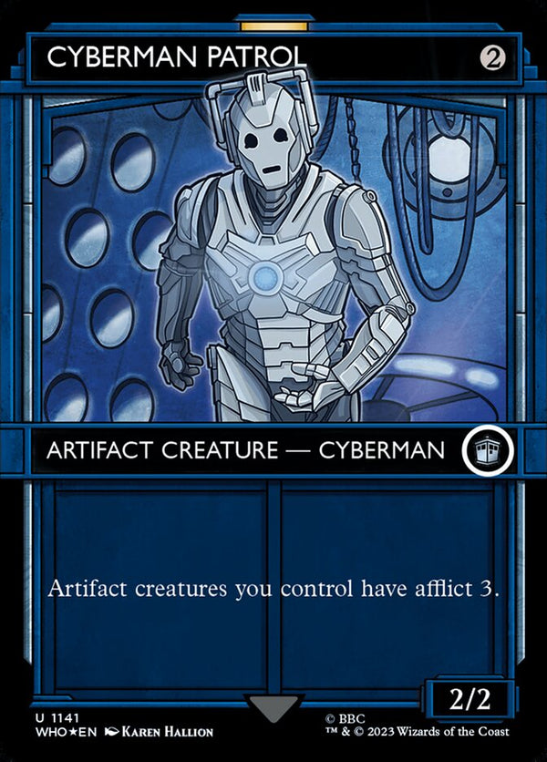 Cyberman Patrol (Showcase) (Surge Foil) - Magic: The Gathering