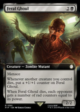 Feral Ghoul (Extended Art) - Magic: The Gathering