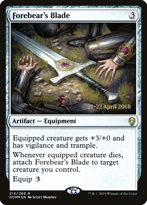 Forebear's Blade - Magic: The Gathering