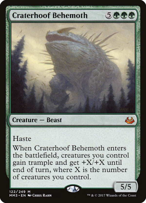 Craterhoof Behemoth - Magic: The Gathering