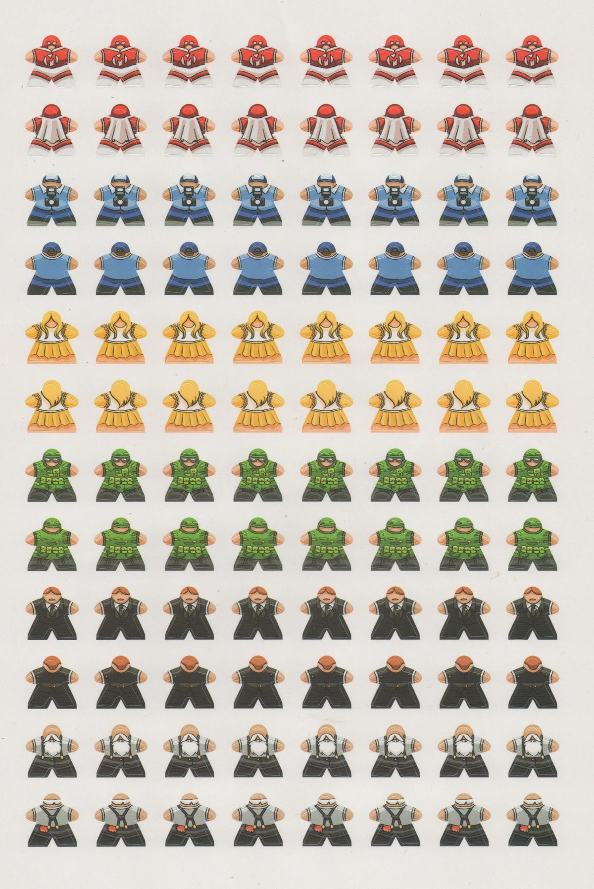 Rampage: Meeple Sticker