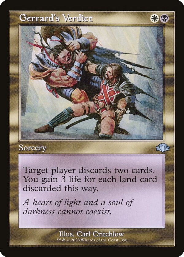 Gerrard's Verdict (Retro Frame) - Magic: The Gathering