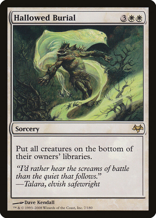 Hallowed Burial - Magic: The Gathering