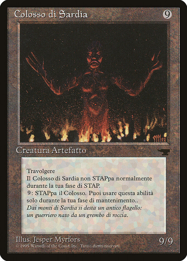 Colossus of Sardia (Italian) - "Colosso di Sardia" - Magic: The Gathering