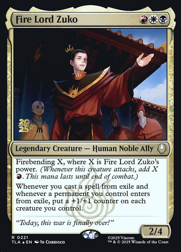 Fire Lord Zuko - Magic: The Gathering