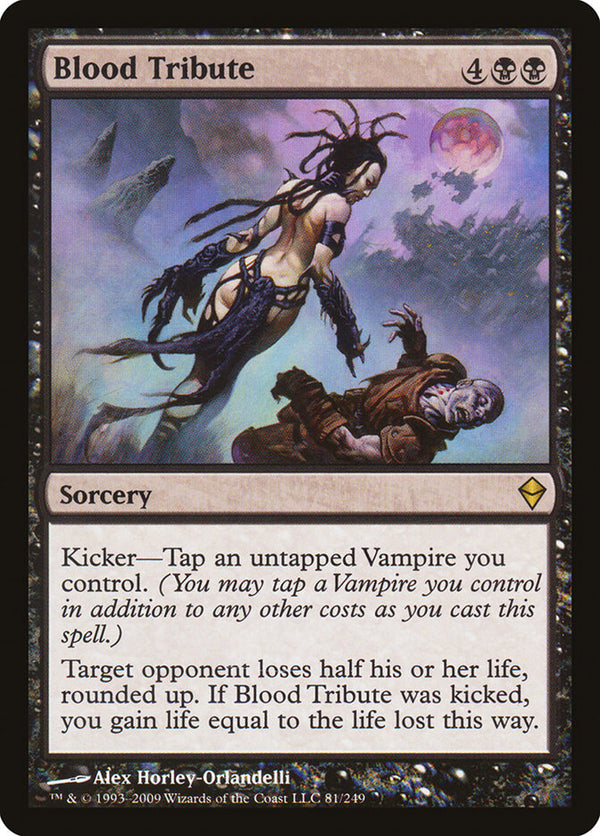 Blood Tribute - Magic: The Gathering
