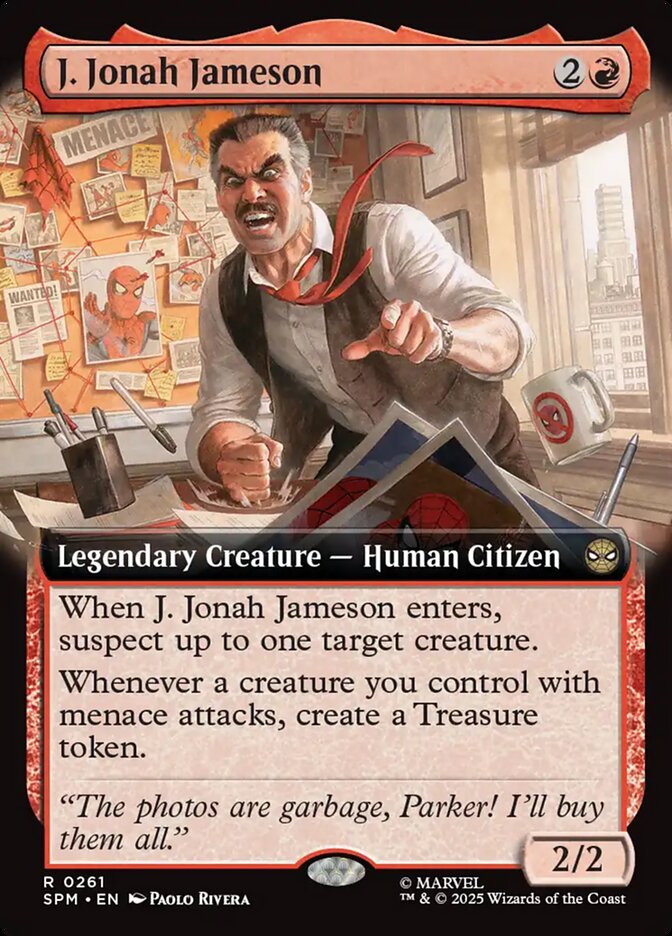 J. Jonah Jameson (Extended Art)