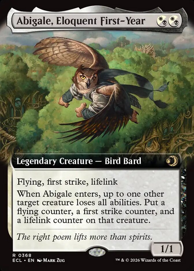 Abigale, Eloquent First-Year (Extended Art)
